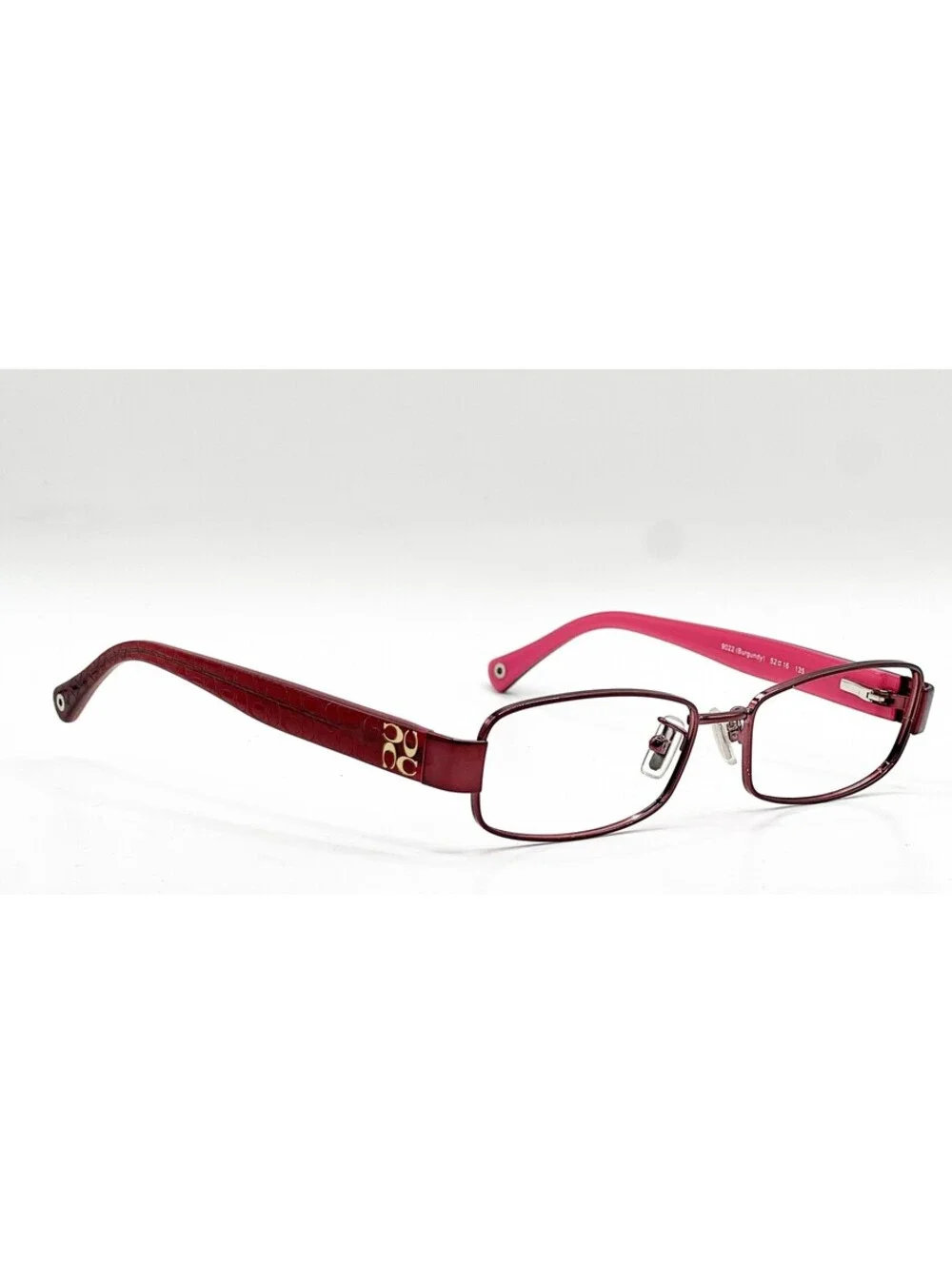 Coach HC 5001 9022 Burgundy Rectangle Authentic Eyeglass Frames 52-16-135